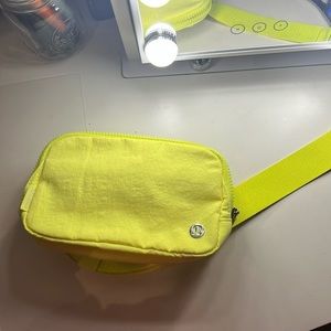 This is a Lululemon everywhere bag in the color neon green. Never worn.